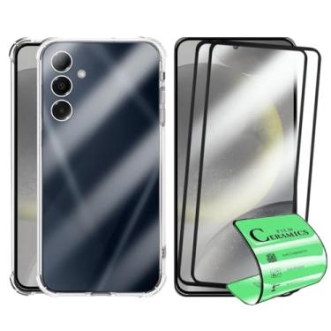 Imagem de Kit Capa Anti Impacto e 2 Película De Cerâmica 9D Para Samsung Galaxy S24 Plus