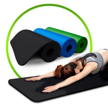 Imagem de Colchonete Academia Tapete Yoga EVA 100x50x1 - Prime Bike, Preto