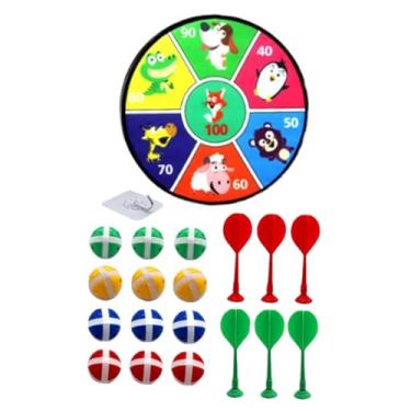 Imagem de simhoa Jogo de tabuleiro infantil com bolas pegajosas portátil jogando jogo de jogo para o quarto na primeira infância no escritório do escritório