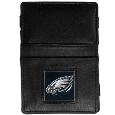 Imagem de NFL Siskiyou Sports Fan Shop Philadelphia Eagles Carteira de couro Jacob's Ladder tamanho único preta