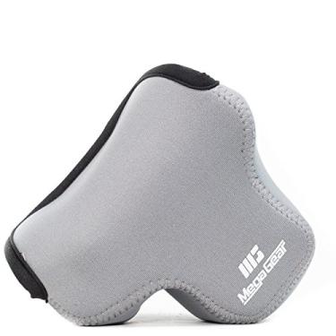 Imagem de MegaGear Capa de Neoprene Ultra Leve Compatível com Canon EOS M200, M100 (15-45 mm), Cinza