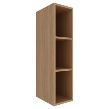 Imagem de Armario Aereo Adega 3 Nichos 20 cm MDP CZ3128 Freijo Tecno Mobili, Fre