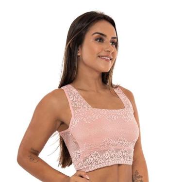 Imagem de Sutiã Virginia IMI Lingerie  Cropped Regata em Renda com Conforto e Es