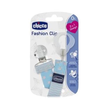 Imagem de Prendedor de Chupeta Chicco Fashion Clip Boy