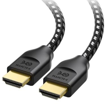 Imagem de Cable Matters [Certificado HDMI de ultra alta velocidade] Cabo HDMI trançado 48Gbps 8K 13,1 pés/4 m com 8K @60Hz, 4K @240Hz e suporte HDR para PS5, Xbox Series X/S, Apple TV e mais em preto