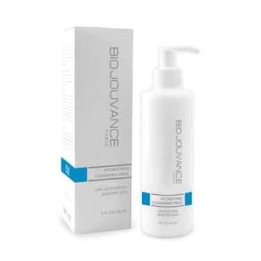 Imagem de BIO JOUVANCE PARIS - Leite De Limpeza Hidratante 8Oz / 240Ml Para Pele Normal/Seca/Sensível, Sabonete Facial Suave E Removedor Maquiagem, Tratamento Diário Cuidados Com A