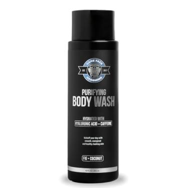 Imagem de Game Face Products, Inc. Sabonete Líquido Grooming, Gel De Banho Masculino 355 Ml, Limpa, Esfolia E Hidrata A Pele Do Rosto | Sem Sulfato À Base Plantas, Aroma Figo Coco