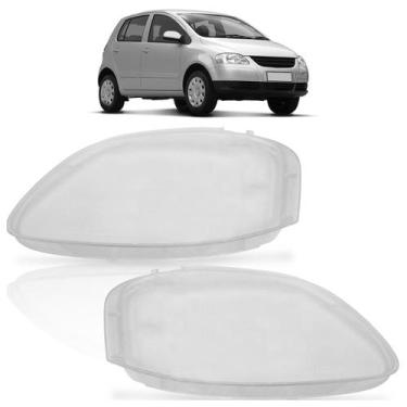Imagem de Lente Farol Dianteiro Fox Spacefox Crossfox 2008 2009 2010 Transparent
