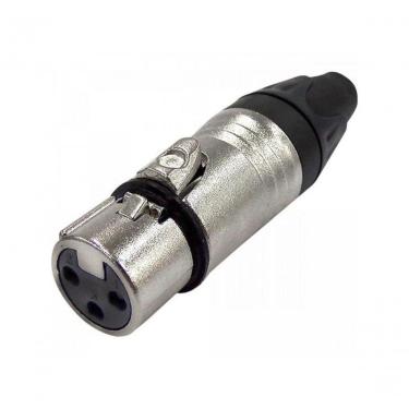Imagem de Conector Cannon Fêmea 3 Polos Metal Jccn0017 Storm Pct