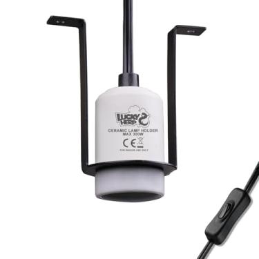 Imagem de LUCKY HERP Suporte De Cerâmica Para Lâmpada Aquecimento Répteis, 1 Pacote 300 W, Aquecedor Animais Estimação (Lâmpada Não Incluída), Anfíbios, Terrários, Lagartos E Tartarugas