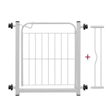 Imagem de Grade Portão Proteção Pet Cachorro Criança Cães - Açomix, Branco