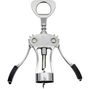 Imagem de Saca Rolhas Abridor De Vinhos Luxor Prata - BENE CASA