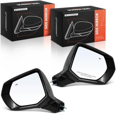 Imagem de A-Premium Par (2) espelhos retrovisores elétricos do lado do motorista e do passageiro - compatível com Chevrolet Tahoe, Suburban e GMC Yukon, Yukon XL - Espelho retrovisor externo externo dobrável