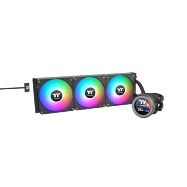 Imagem de WATER COOLER TT V2 TH420 ULTRA EX ARGB SYNC ALL-ONE 4 FANS BLACK 2.1'' LCD CL-W417-PL14SW-A