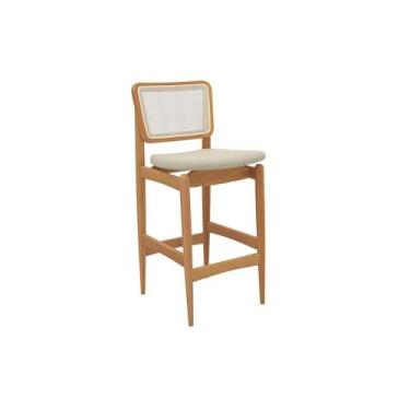 Imagem de Banqueta Sala de Jantar Liz 1BMM009CA Premium Madeira Maciça 1 Un Carv