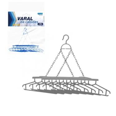 Imagem de Varal de Roupas com 8 Cabides, Sortido