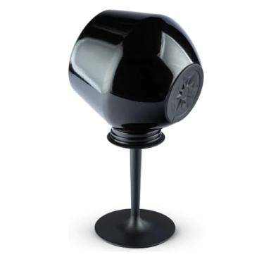 Imagem de Taça Térmica Prismática Aço Inoxidável 410ml, Copo e Taça 2 em 1 com Haste Removível, Parede Dupla com Isolamento a Vácuo, Vinho, Gin, Base de Silicone Não Arranhar, Lava-Louça, Marca ATM (Preto)