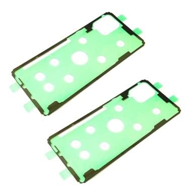 Imagem de 2 peças - Tampa traseira da porta da bateria cola adesiva dupla face fita traseira adesivo substituição para Samsung Galaxy A42 5G A426