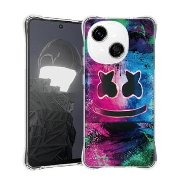 Imagem de Aroepurt Capa para celular Tecno Spark Go 2025 compatível com Tecno Spark Go 1 / GO 1S / Pop 9 4G [Proteção espessa de silicone macio][Efeito luminoso] YGH-BQ