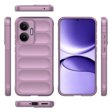 Imagem de Elubugod Capa compatível com Xiaomi Poco F7 5G, compatível com Xiaomi Redmi Turbo 4 Pro 5G 25053RT47C TPU capa protetora de silicone macio roxa
