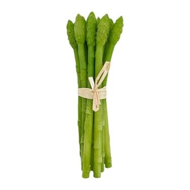 Imagem de Wswqop Vegetais artificiais, vegetais falsos, decoração de casa, centro de mesa, simulação de, falsos para festa, Natal, feriado, Aspargos 20x6cm