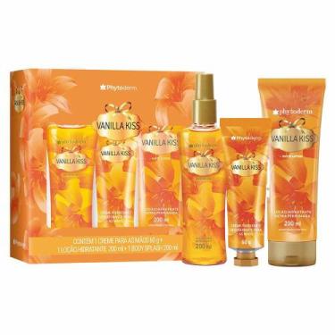 Imagem de Vanilla Kiss Phytoderm Body Splash Kit Perfume Feminino Loção Hidratan