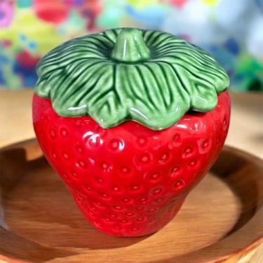 Imagem de Pote Morango Grande Doceira Compoteira - Cerâmica e Arte