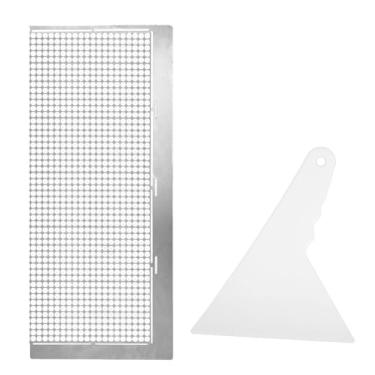 Imagem de lasuroa Régua Pintura Diamante 5D com 1020 Grades em Branco, Kit de Ferramentas Grade Malha Aço Inoxidável para Acessórios Artesanato de Arte com Diamante DIY