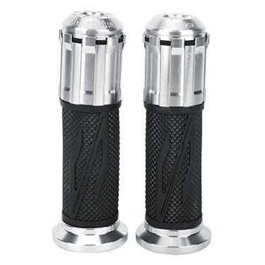 Imagem de aqxreight Punho Bar Grip Alumínio Borracha Hand Grip Design Ergonômico Aperto Confortável para 22mm 0.87in Lidar Com Ouro Laranja Opções (Ti Cor)