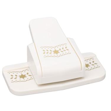 Imagem de Perfuradores Multifuncionais para Artesanato, Ferramenta Portátil de Perfuração de Bordas de, Gravação Criativa de Renda Com Bordas Exclusivas para Scrapbook (Padrão de bordas
