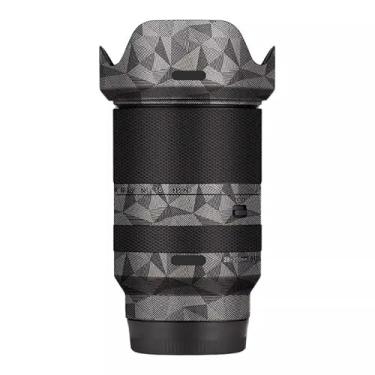 Imagem de Adesivo de câmera antiarranhões com tampa de lente para Tamron 28-200 mm adequado para Sony Mount Película protetora decalque protetor corporal 28-200 (titânio triangular)