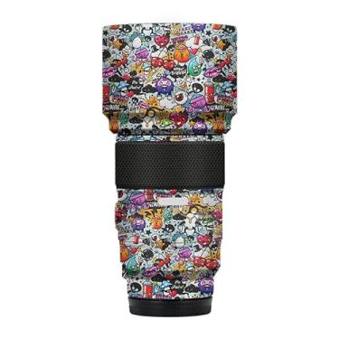 Imagem de Adesivo de lente de câmera para Tamron 90 mm F2.8 apto para Sony Mount Macro Coat Wraps Filme Protetor Vinil Decalque Skin 90 2.8 (Graffiti White)