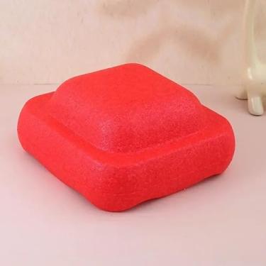 Imagem de Pedras de Equilíbrio Educativo Antiderrapantes para Crianças, Treinamento de Equilibrio, Brinquedos Sensoriais, Pista de Obstáculos, Jogo de Coordenação para Crianças (1 Pedra - Vermelho)