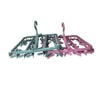 Imagem de Varal Portátil Com 32 Prendedores - Roxo