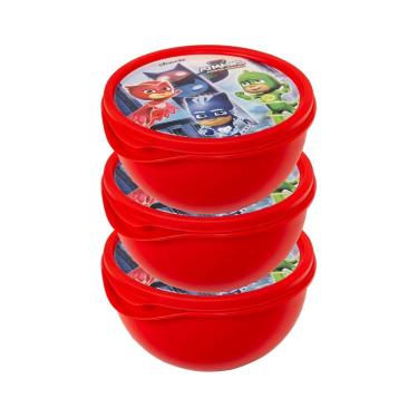Imagem de Kit 3 Potes 250ml Biovita Pj Masks