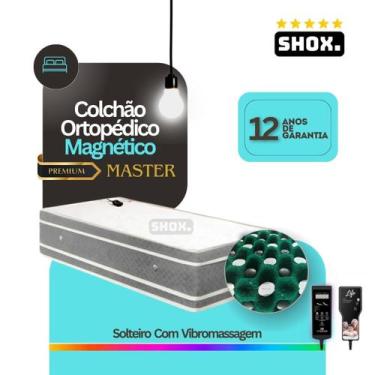 Imagem de Colchão Solteiro Shox Master Com Vibromassagem Ortopédico 188x0,88x25c