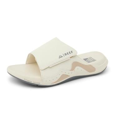 Imagem de Reef Sandálias deslizantes masculinas Swell Cruiser, Off-white/Tan, 38