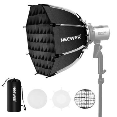 Imagem de Suporte Bowens octogonal Softbox Neewer NS1P de 45 cm para iluminação 