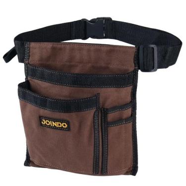 Imagem de Bolsa de ferramentas Belt JOINDO Utility Belt Bag com 5 bolsos marrom