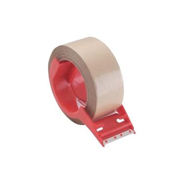 Imagem de Fita Empacotamento c/ Dispenser em Papel Kraft Pack 48mm x 40m Staples® Marrom