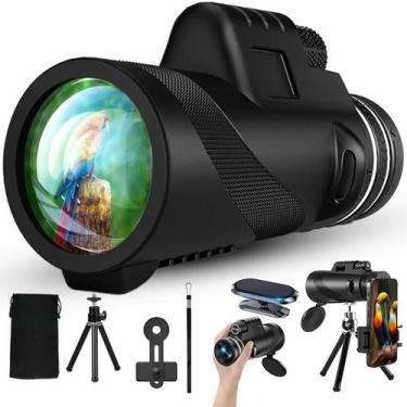 Imagem de Telescópio monocular Kare 80x100 de alta potência com suporte para sma