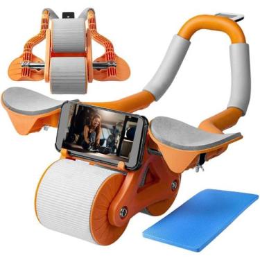 Imagem de Roda Abdominal Exercícios Academia Treino Suporte p/ Celular - New Qua
