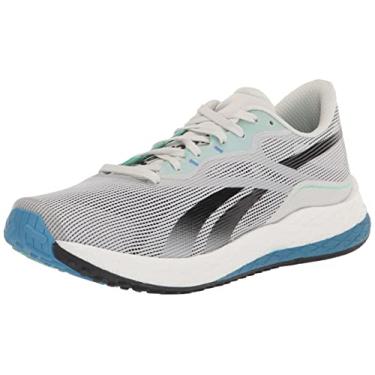 Imagem de Reebok Tênis de corrida masculino Floatride Energy 3.0, Cinza puro/menta/azul essencial, 42