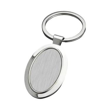 Imagem de Chaveiro de Metal em Branco de Aço Inoxidável - DIY - 1 Peça, A1