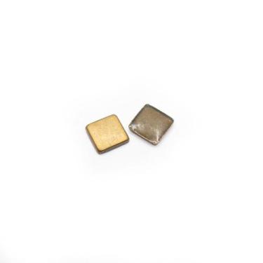 Imagem de Chaton Quadrado Metal Marrom 7x7mm 100pçs 14g Colagem Bijuteria Artesa
