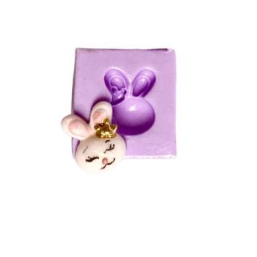 Imagem de F997 molde de silicone coelha páscoa confeitaria biscuit - confeitaria
