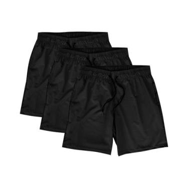 Imagem de Kit Bermuda Academia Elastano Premium Masculina WSS Classic - Web Surf