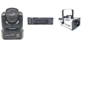 Imagem de Kit 6 Mini Laser Rgb 60W Mesa Dmx 512 Maquina Fumaça 1200 - OneLight