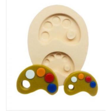Imagem de Molde de silicone pintando o 7 para decorar f153 - CM