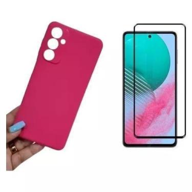 Imagem de Kit Capa+Película 3D Compatível Samsung M54 Pink - Db Distribuidora